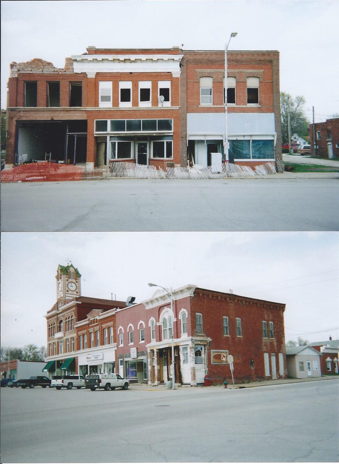 Old Buildings, Business District, Stuart, Guthrie County, Iowa